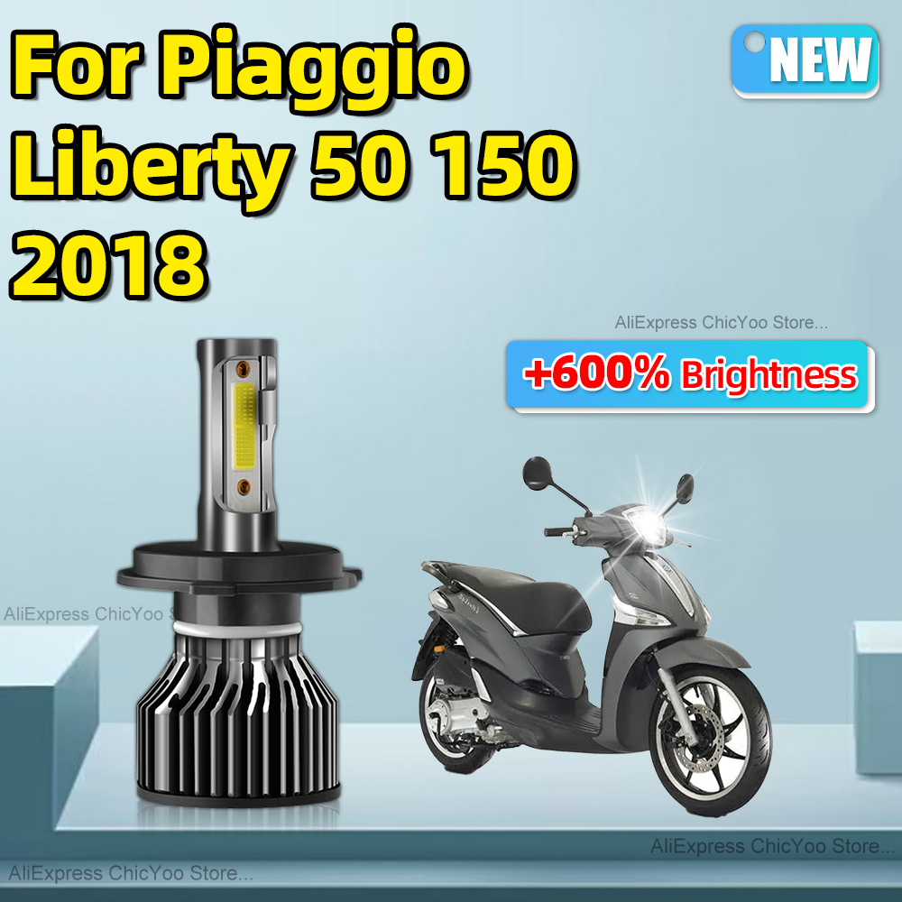 Led Headlight Bulb Canbus Error Free - Piaggio Pages 50 150 2,018.00 H4