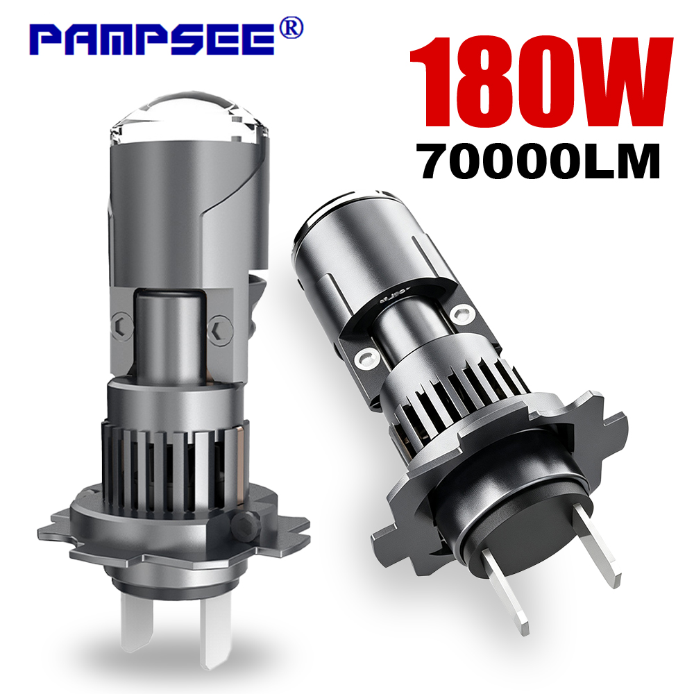 Laser Led Headlight Projector Lens - Lentille laser LED H7 H4 1:1,