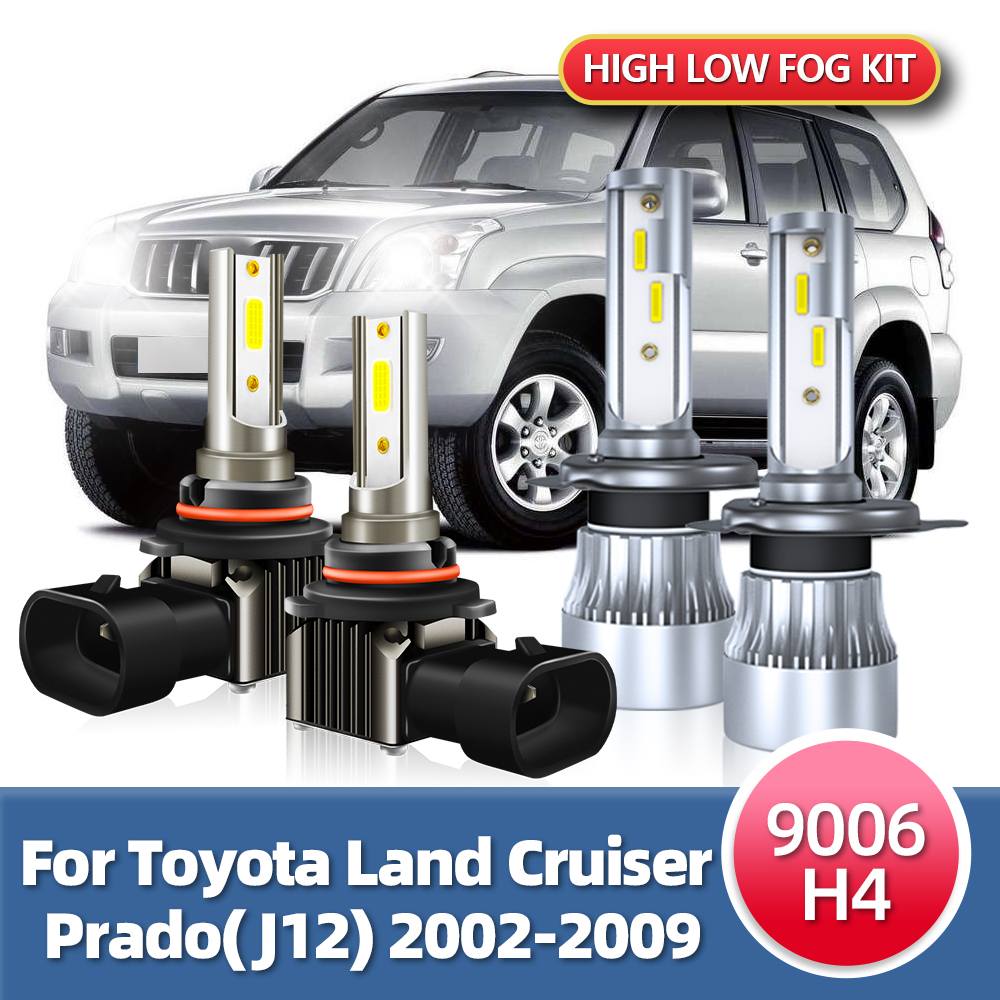 Led Headlight H4 Hi Lo 120W - Lampe de sauna à LED Chlor4x
