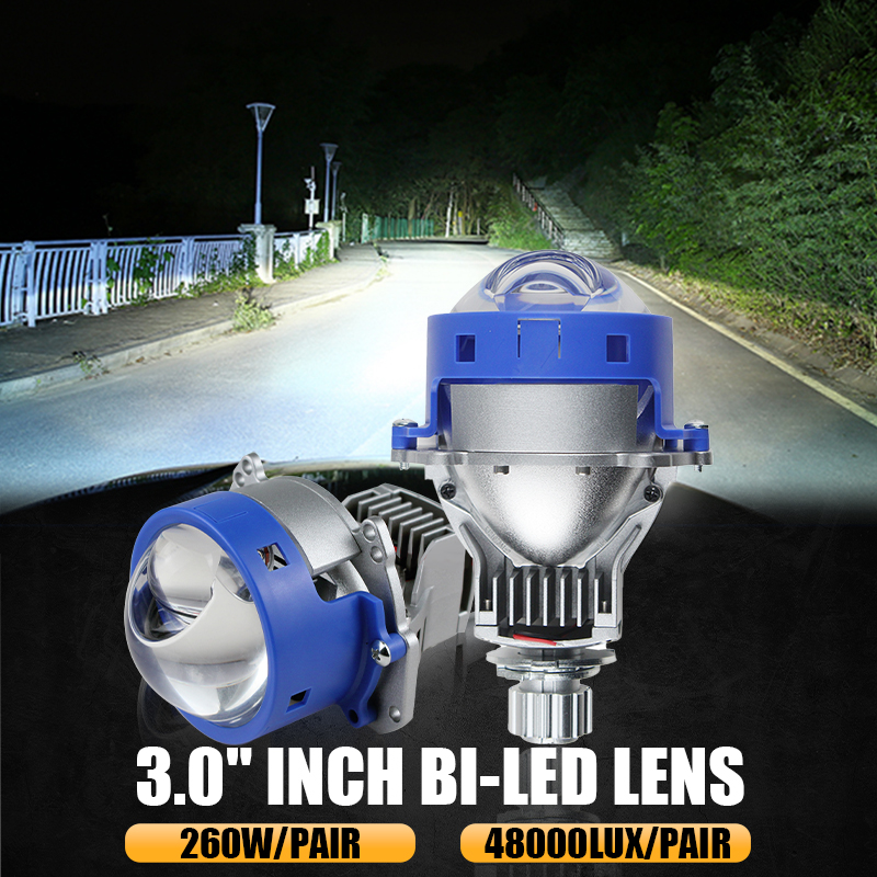 Laser Led Headlight Projector Lens - CAMOTO 2 pièces P70 Led Laser