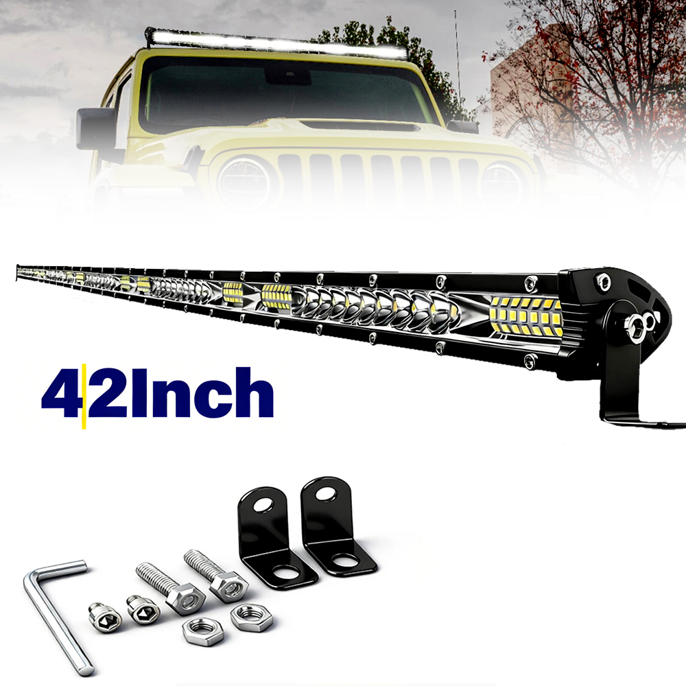 Led Work Light Bar 12 Inch Offroad - Barre lumineuse LED ultra-fine à une