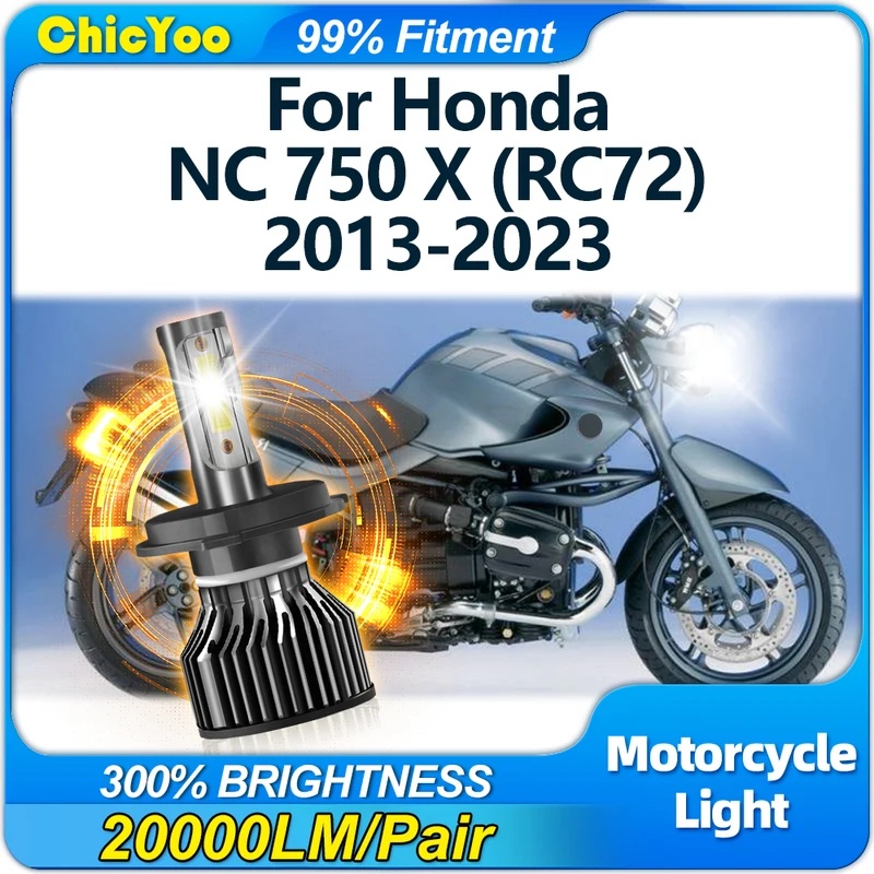 Led Headlight H4 Hi Lo 120W - Ampoule de phare LED pour moto,