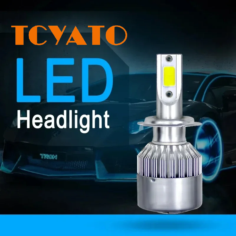 Car Led Bulb H1 H3 H8 H11 - TCYATO 2x Ampoules LED C6 pour