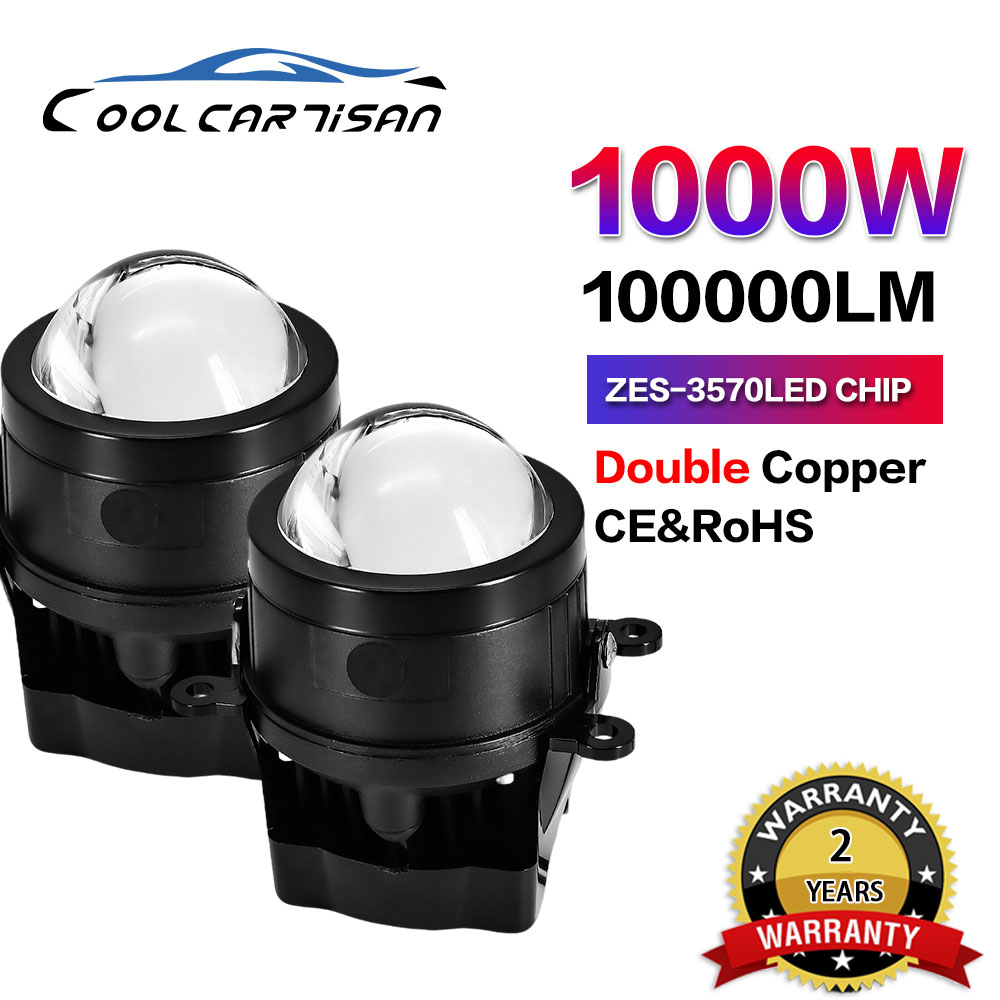 Bi Led Projector Lens 3 Inch - EAGLEVISION Phares antibrouillard universels 3.0 Bi-LED