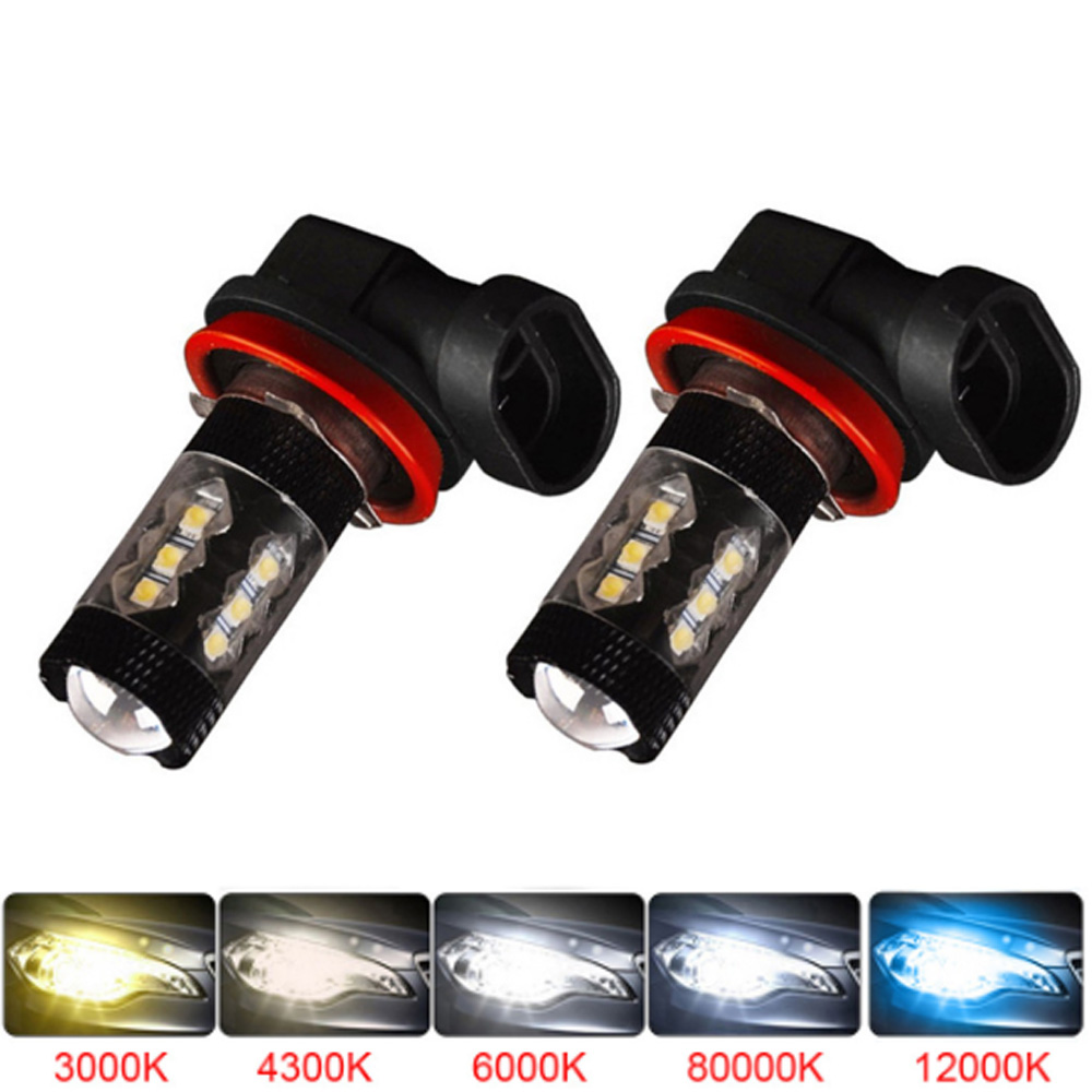 Car Led Headlight 9005 9006 - 2 pièces Ampoules de phares antibrouillard
