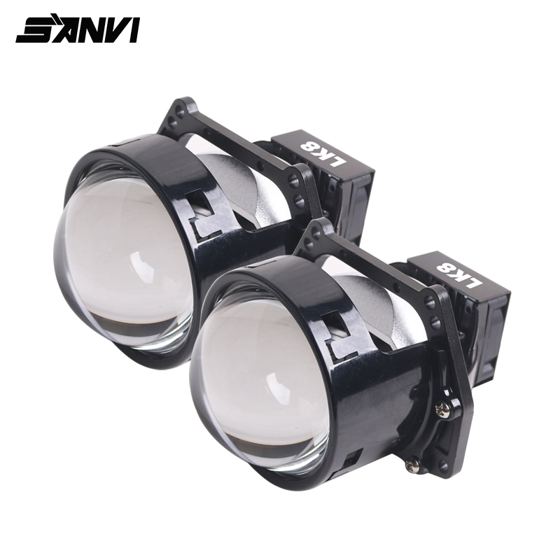 Car Led Headlight 9005 9006 - SANVI voiture LK8 Bi LED projecteur