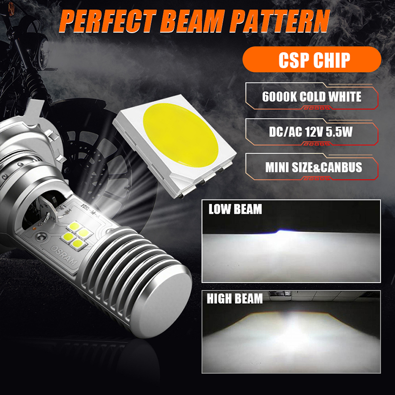 Phare de moto OSRAM HS1 LED, f - Motorcycle Led Headlight Bulb H4 avis et prix