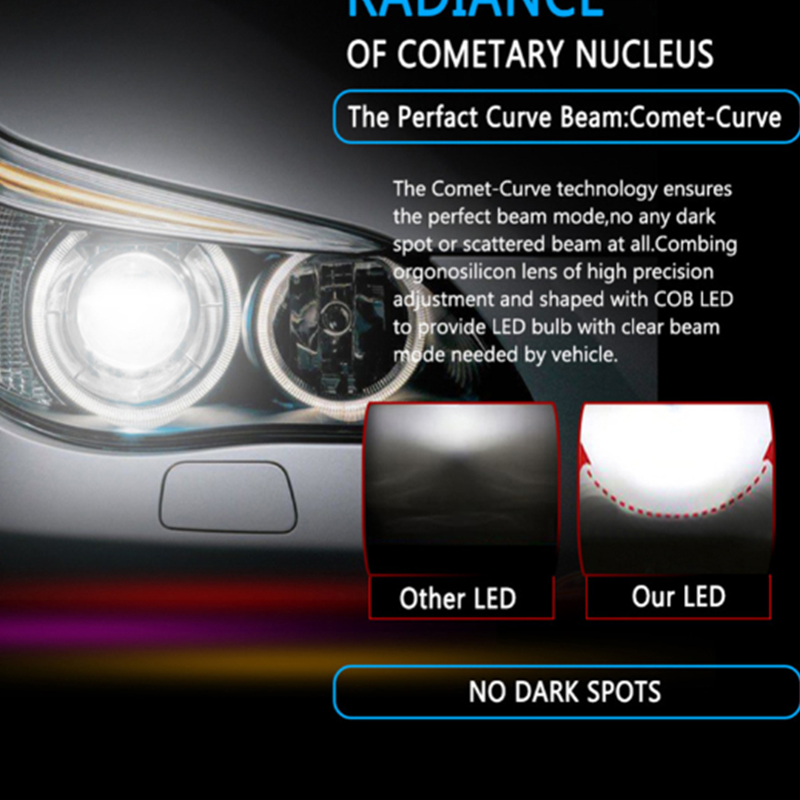 C6 voiture Haedlight LED H4 H7 - Car Led Bulb H1 H3 H8 H11 avis et prix