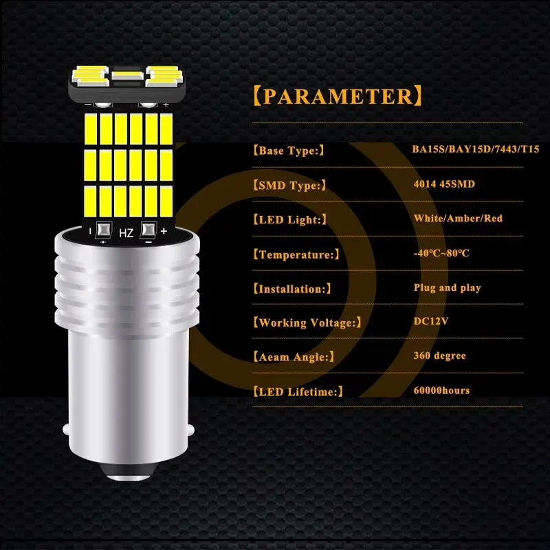 Ampoule de feu stop arrière de - Led Tail Light Bulb Canbus avis et prix