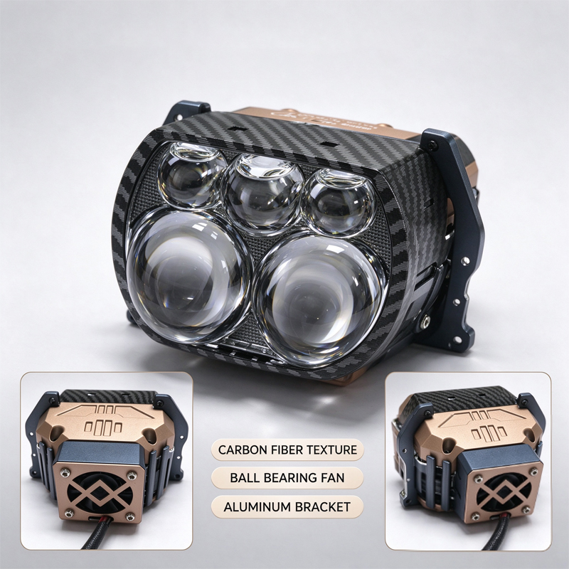 Phares LED à cinq lentilles 21 - Laser Led Headlight Projector Lens avis et prix