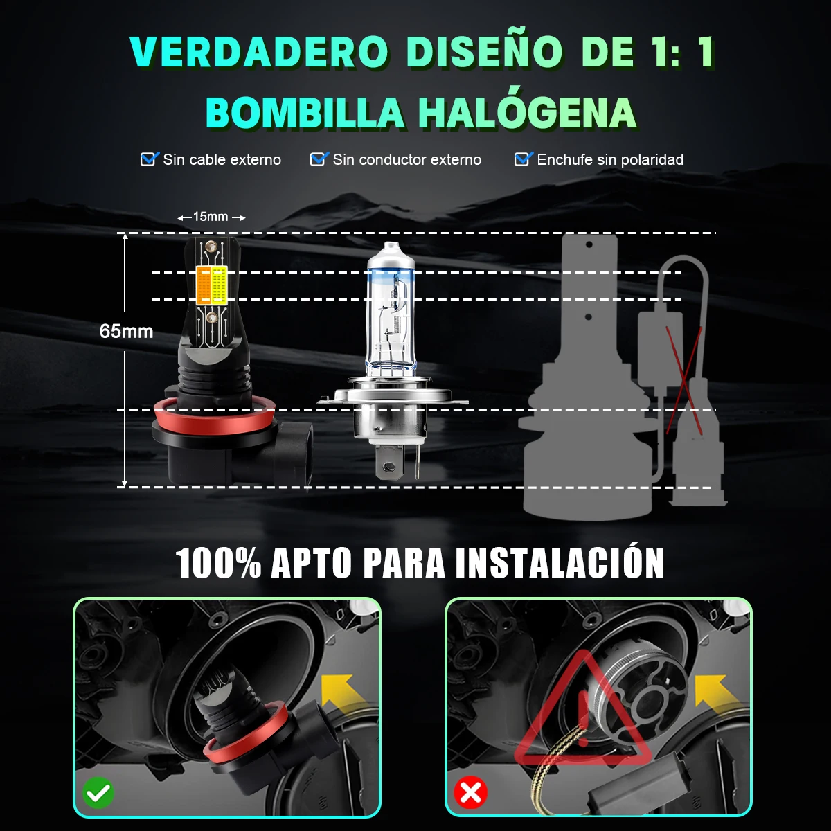 880 881 H27 H1 H3 H7 tricolore - Car Led Bulb H1 H3 H8 H11 avis et prix