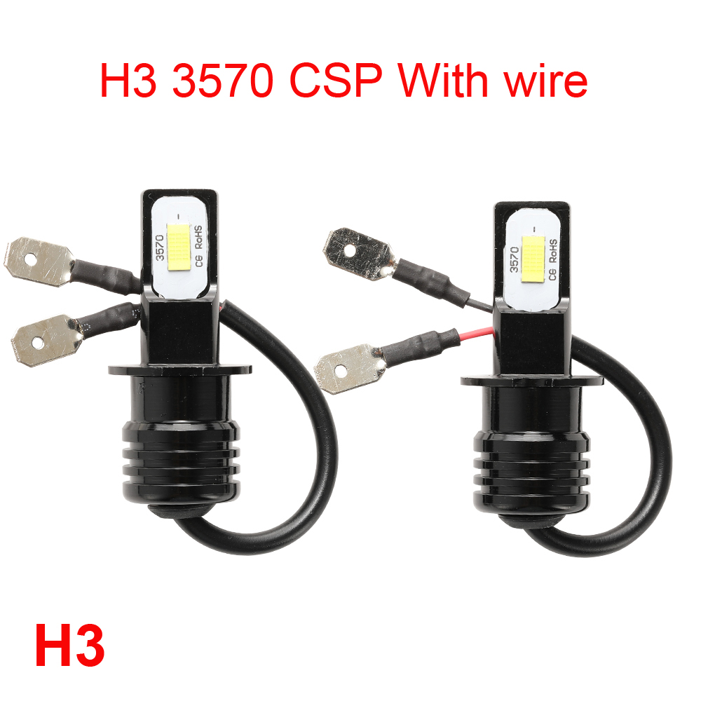 2 ampoules LED H1 H3 H4 H7 HB4 - Led Headlight Bulb H7 20000Lm avis et prix