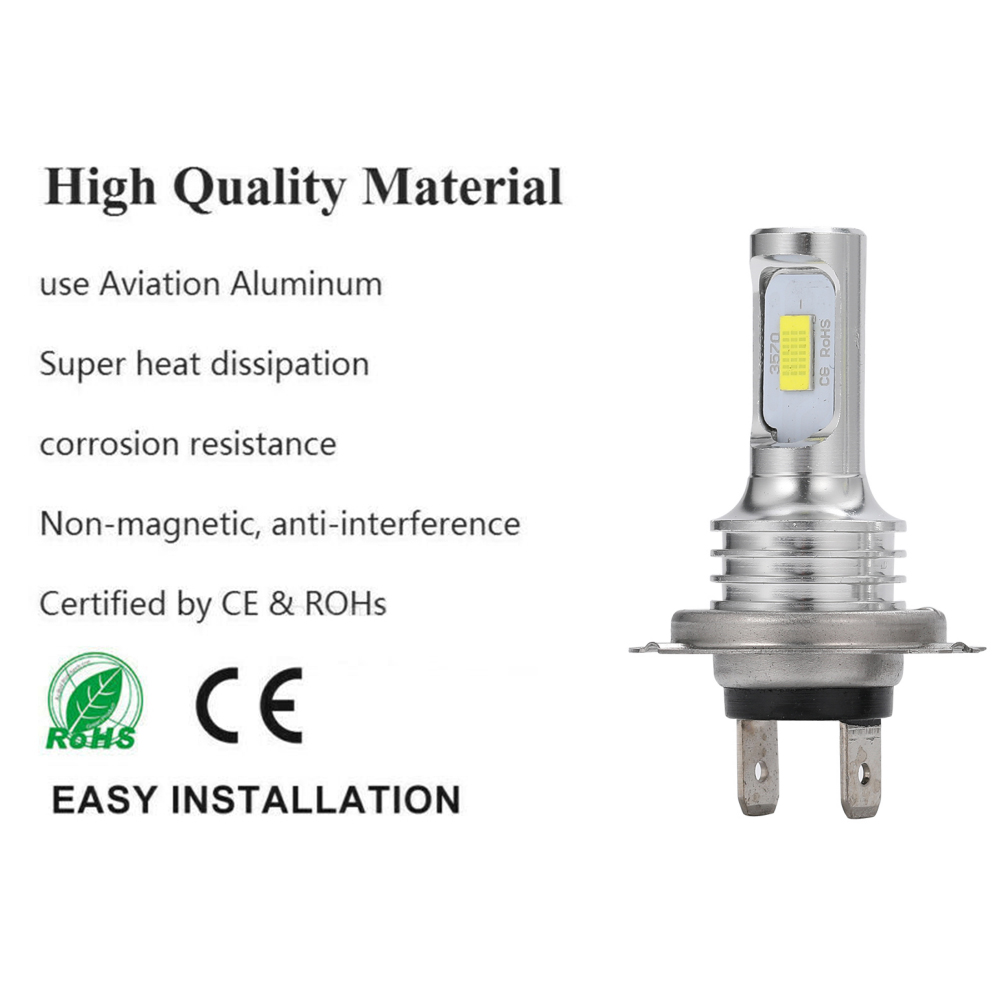 2 pièces 20000LM H7 H4 H8 H11  - Led Headlight Bulb H7 20000Lm avis et prix