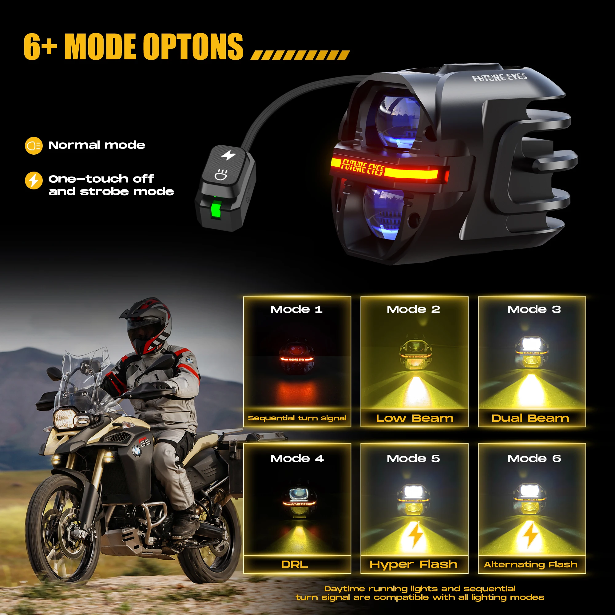Feux antibrouillard LED pour m - Led Headlight 6500K White 12000Lm avis et prix