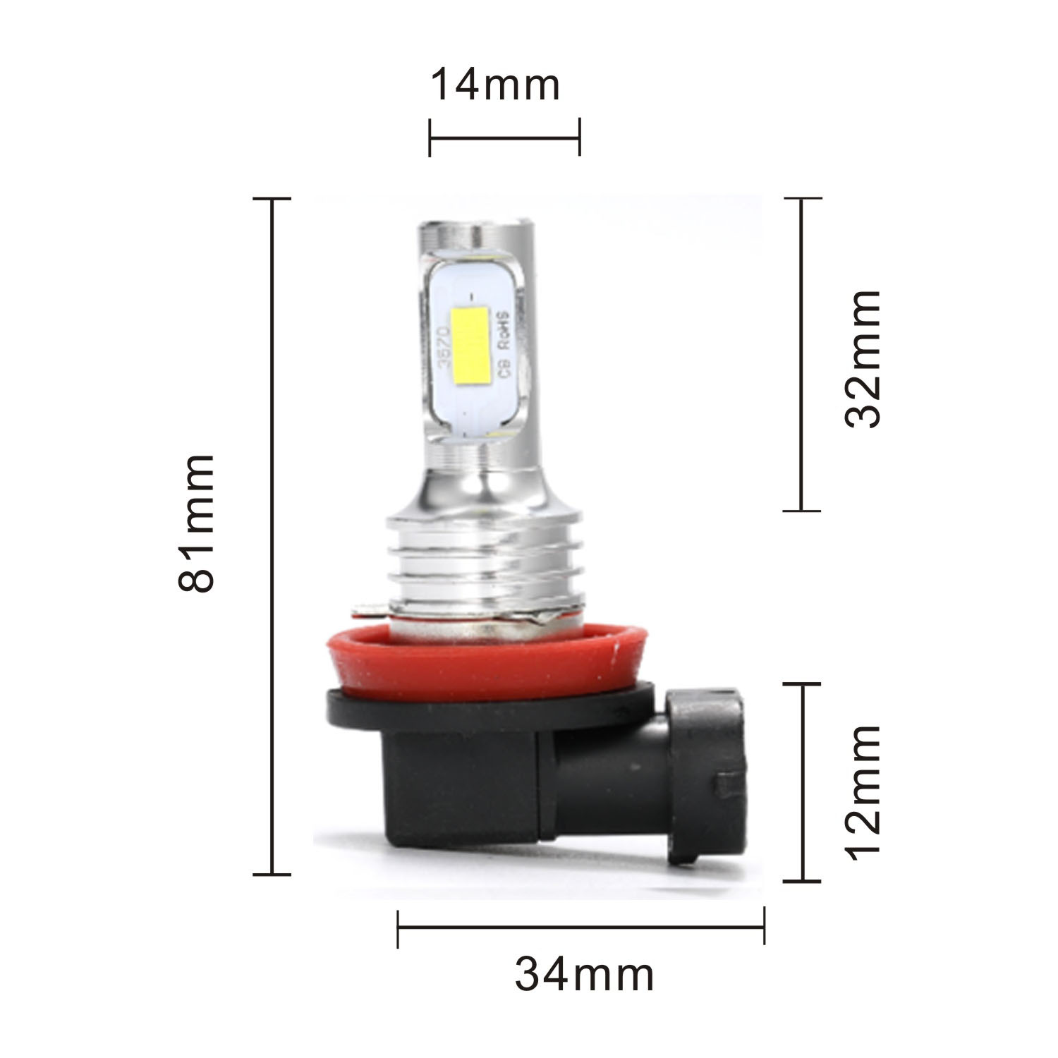 Ampoules antibrouillard LED po - Car Led Bulb H1 H3 H8 H11 avis et prix