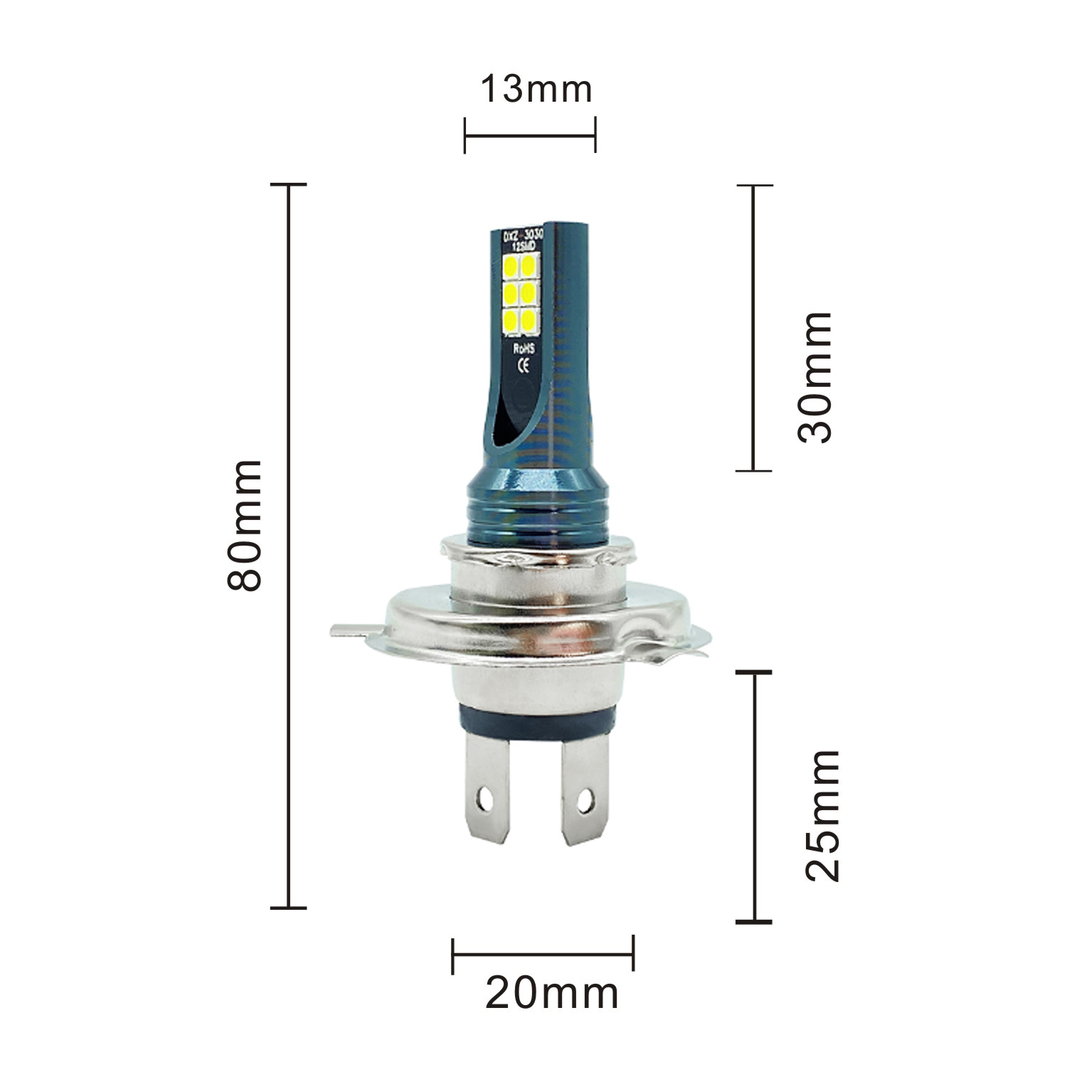 2 pièces 3030 H4 H7 LED phare  - Car Led Headlight 9005 9006 avis et prix