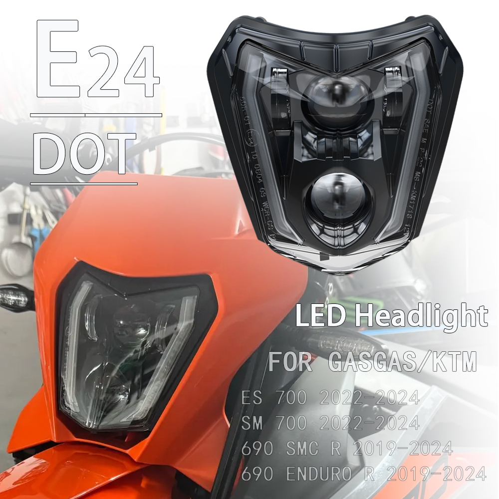 Phare LED pour moto KTM 690 SM - Motorcycle Led Headlight Bulb H4 avis et prix