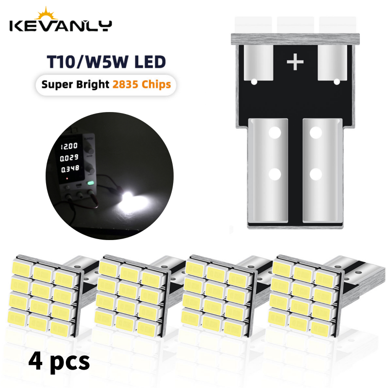 4 pièces T10 W5W Canbus 1206 1 - Led Tail Light Bulb Canbus avis et prix