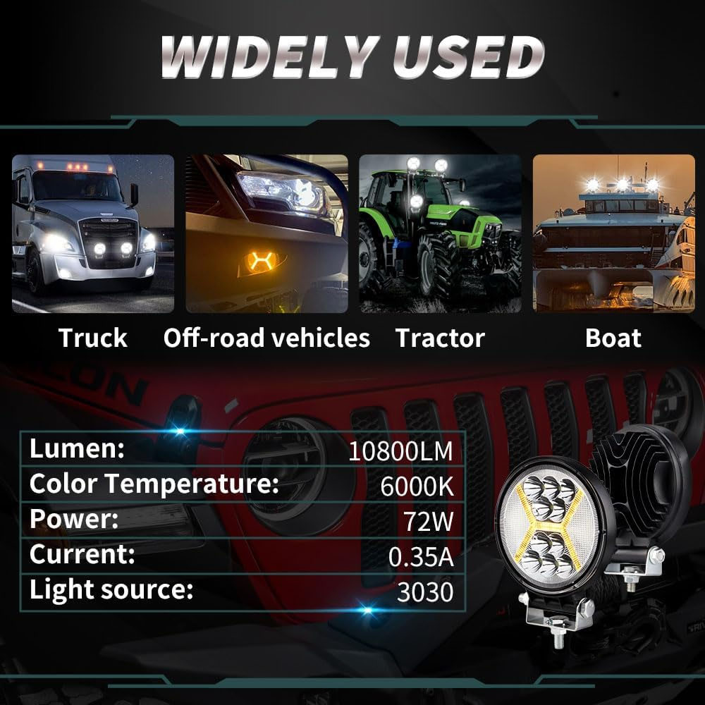 Barre lumineuse de travail LED - Led Work Light Bar 12 Inch Offroad avis et prix