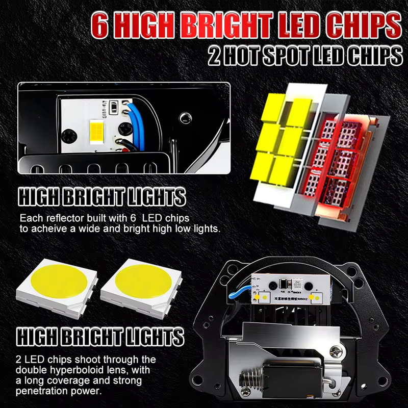 2 lentilles de projecteur Bi L - Bi Led Projector Lens 3 Inch avis et prix