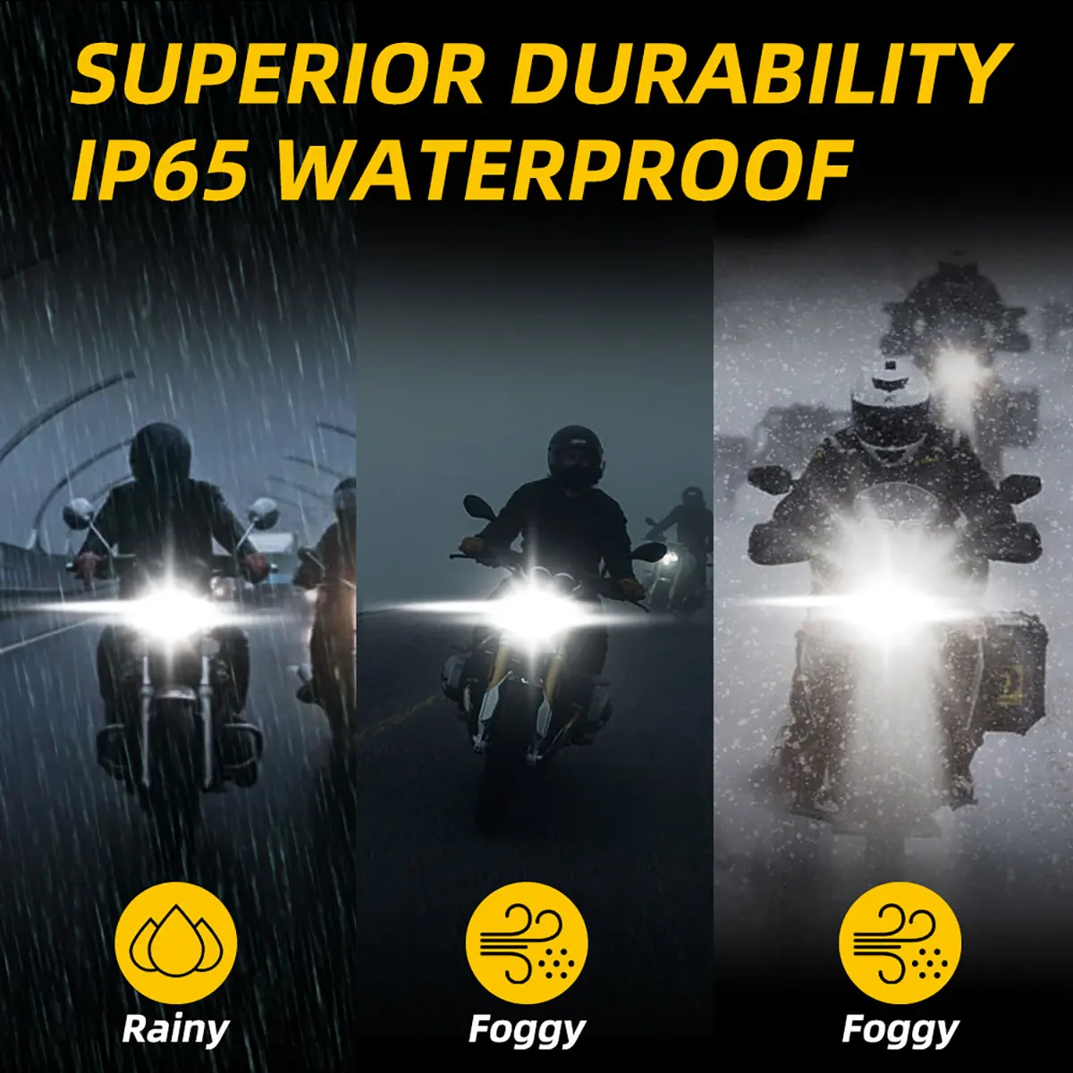 1 pièces 144SMD H4 P15D BA20D  - Motorcycle Led Headlight Bulb H4 avis et prix