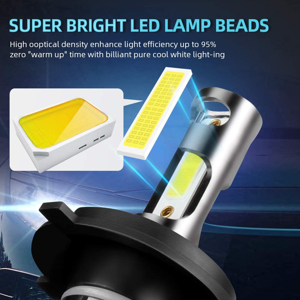 Ampoule LED H7 pour Moto, 120W - Led Headlight Bulb H7 20000Lm avis et prix