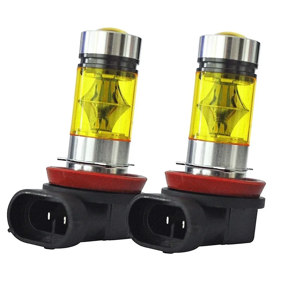 2 ampoules LED pour feux de br - Led Fog Light H11 3000K Yellow avis et prix