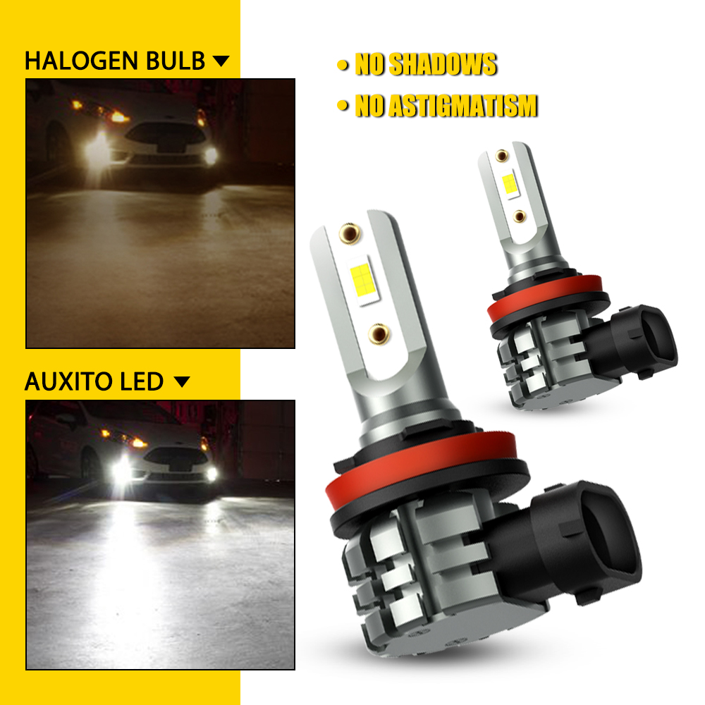 Ampoules LED AUXITO H8 H11 pou - Led Fog Light H11 3000K Yellow avis et prix