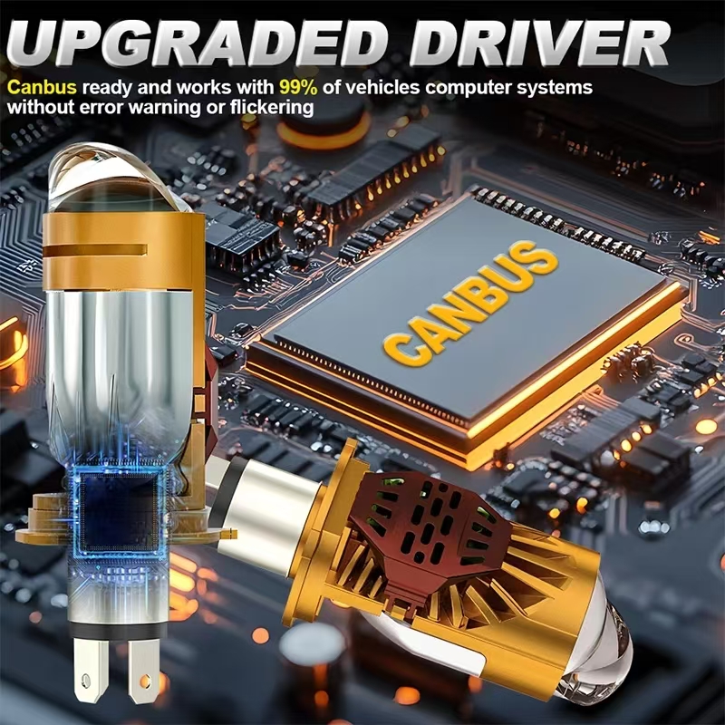 CAMOTO Bi LED Objectif Project - Motorcycle Led Headlight Bulb H4 avis et prix
