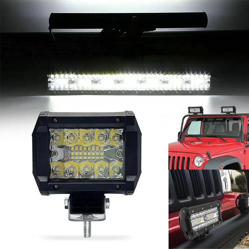Barre lumineuse LED pour voitu - Led Work Light Bar 12 Inch Offroad avis et prix