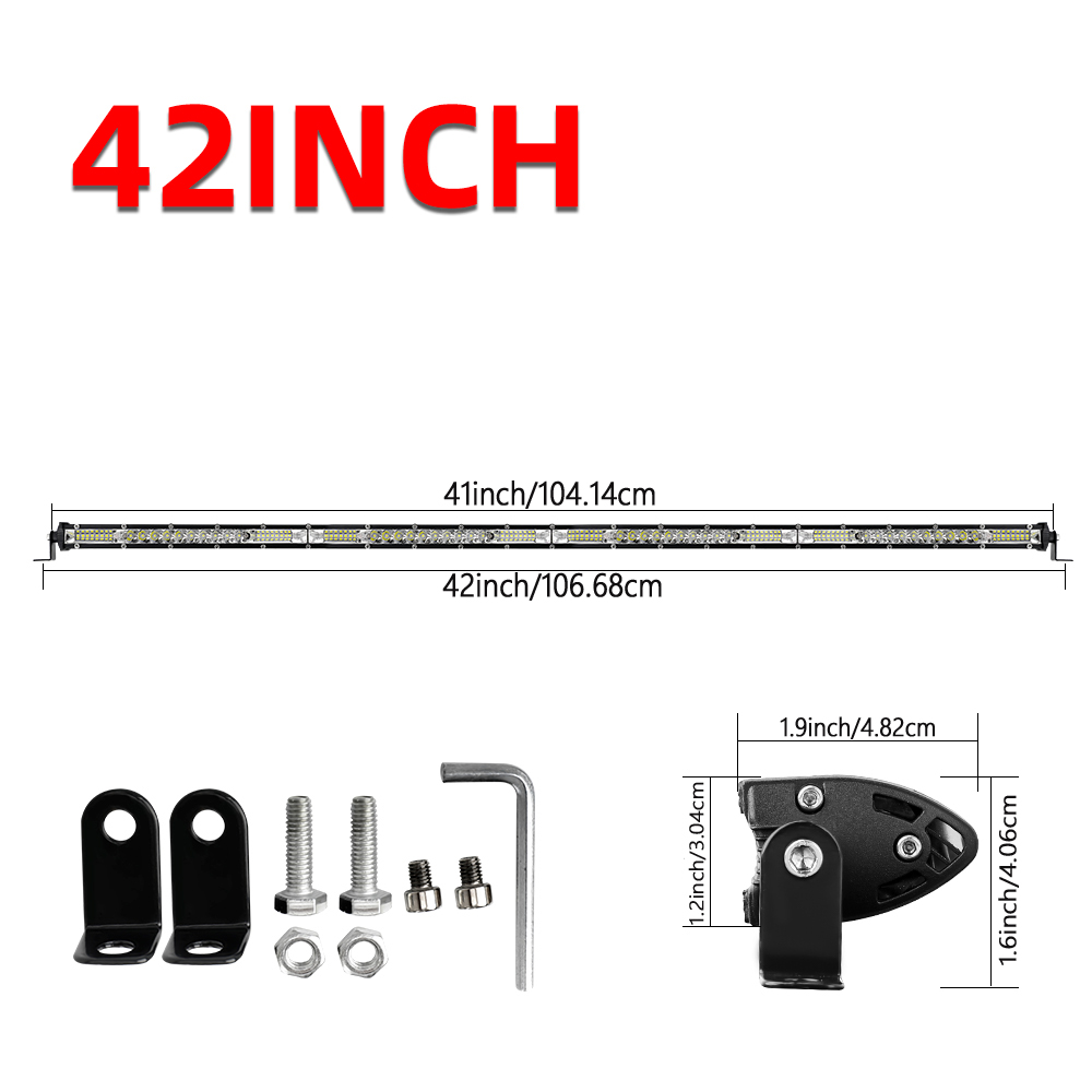 Barre lumineuse LED ultra-fine - Led Work Light Bar 12 Inch Offroad avis et prix
