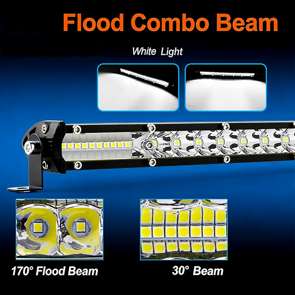 Barre lumineuse LED ultra-fine - Led Work Light Bar 12 Inch Offroad avis et prix