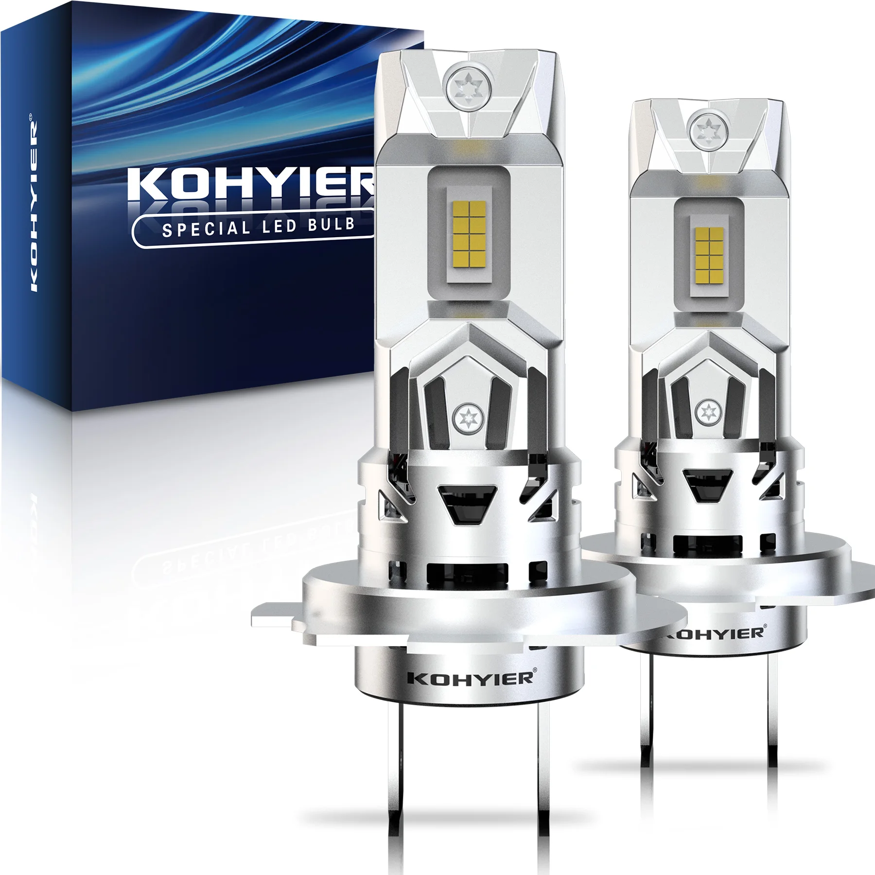 2 pièces H7 mince LED ampoule  - Led Headlight Bulb H7 20000Lm avis et prix
