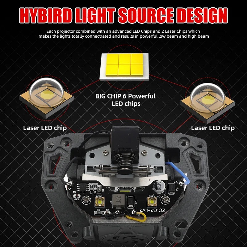 Lentille de projecteur Laser B - Laser Led Headlight Projector Lens avis et prix