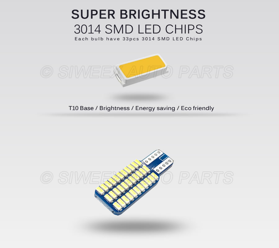 Ampoules LED T10 192 194 168 W - Led Tail Light Bulb Canbus avis et prix