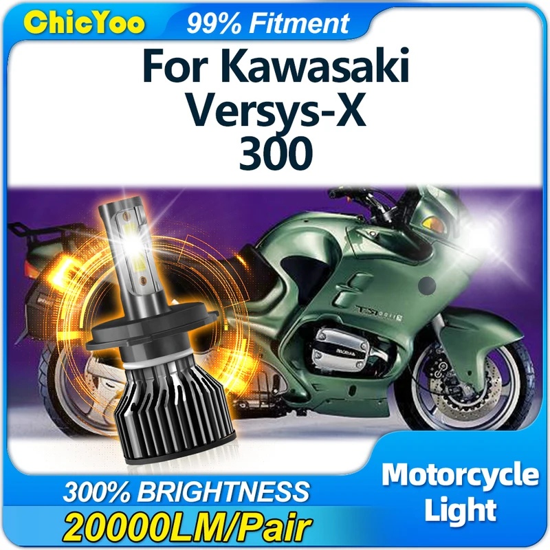 Phare LED pour moto H4 120W, 2 - Led Headlight H4 Hi Lo 120W avis et prix