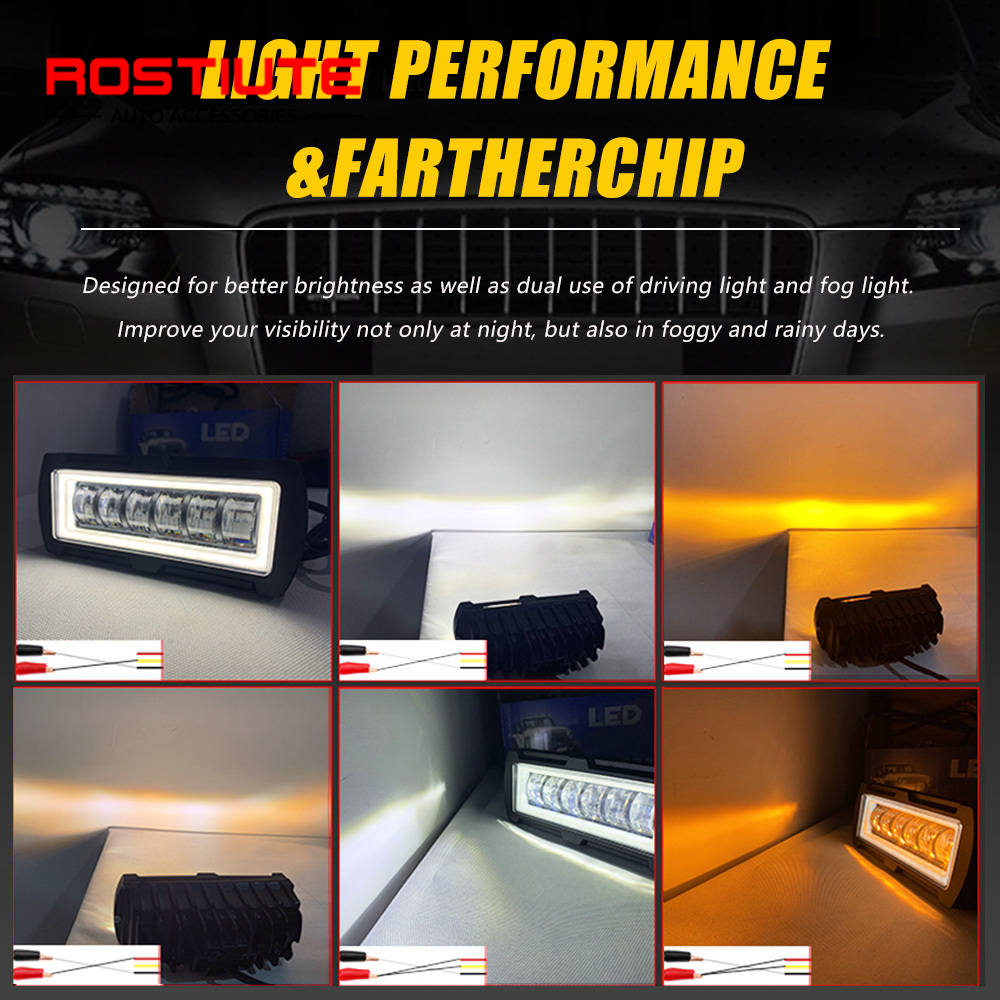Barre lumineuse de travail de  - Led Work Light Bar 12 Inch Offroad avis et prix