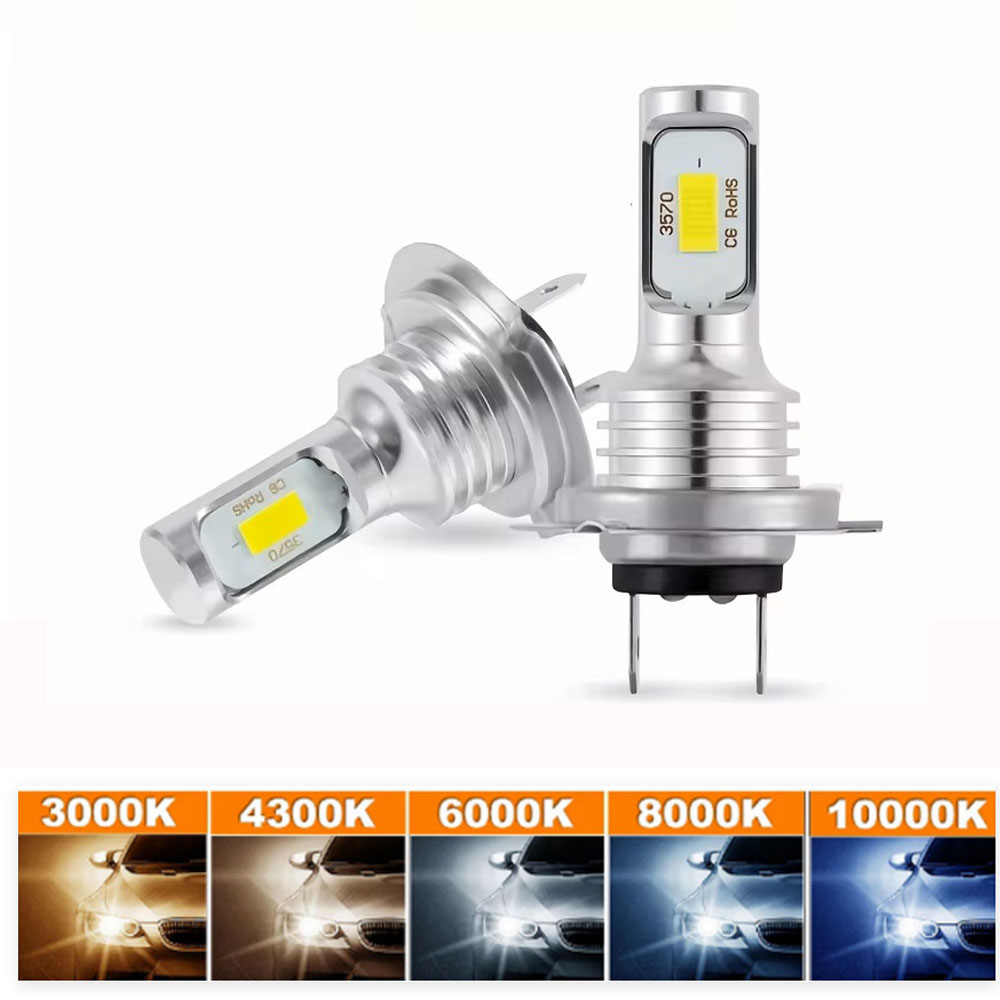 2 ampoules LED H7 H4 8000K ble - Led Headlight Bulb H7 20000Lm avis et prix