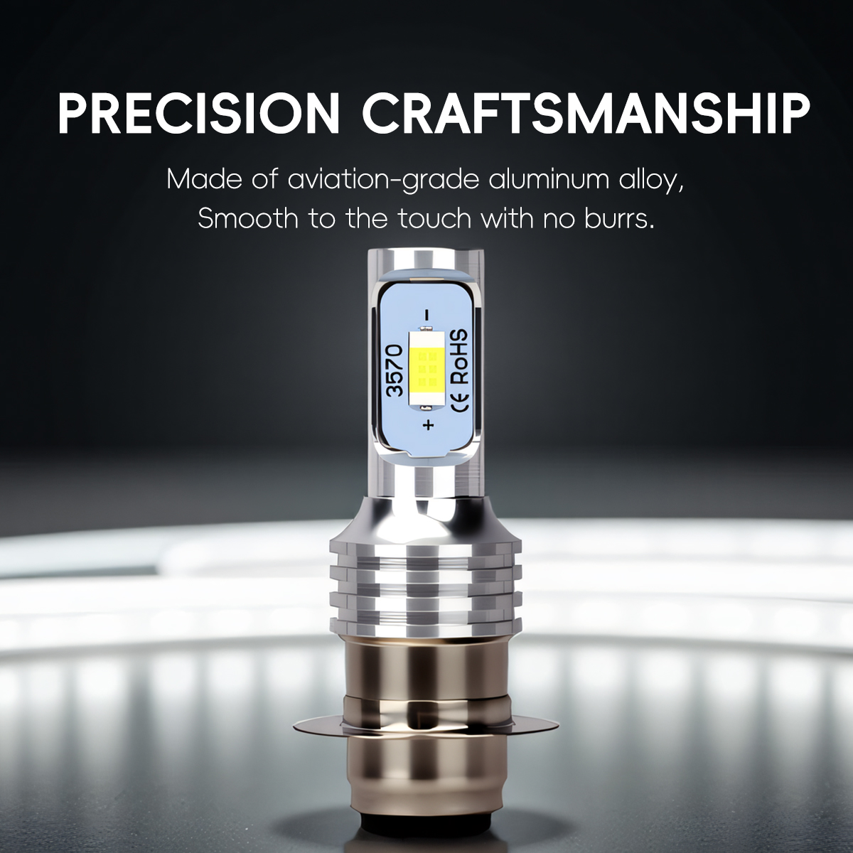 1x Phare de moto LED H4 P15D T - Motorcycle Led Headlight Bulb H4 avis et prix
