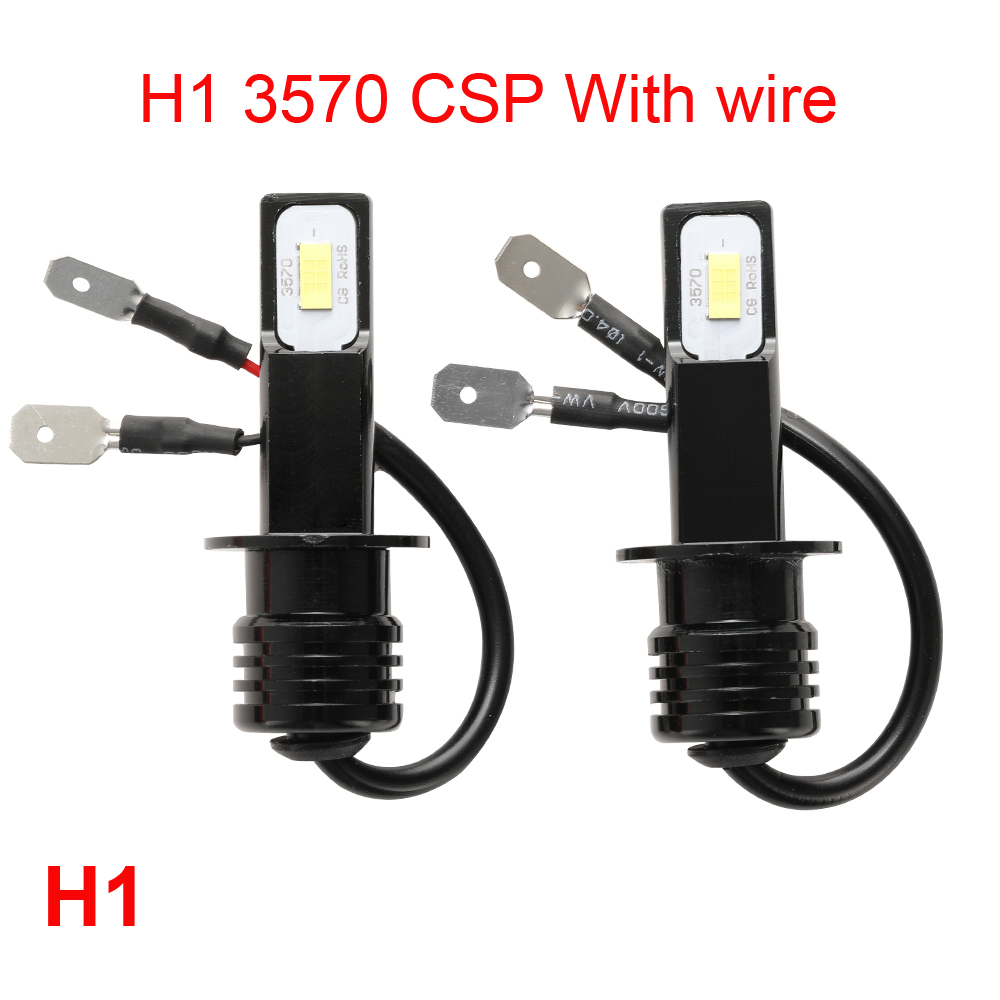 2Pcs CSP H4 H7 LED Ampoules Ph - Car Led Headlight 9005 9006 avis et prix