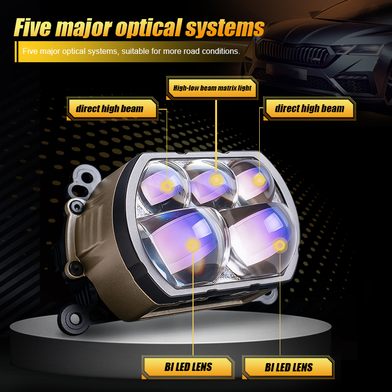 SANVI 180W PX8 carré Bi LED le - Bi Led Projector Lens 3 Inch avis et prix