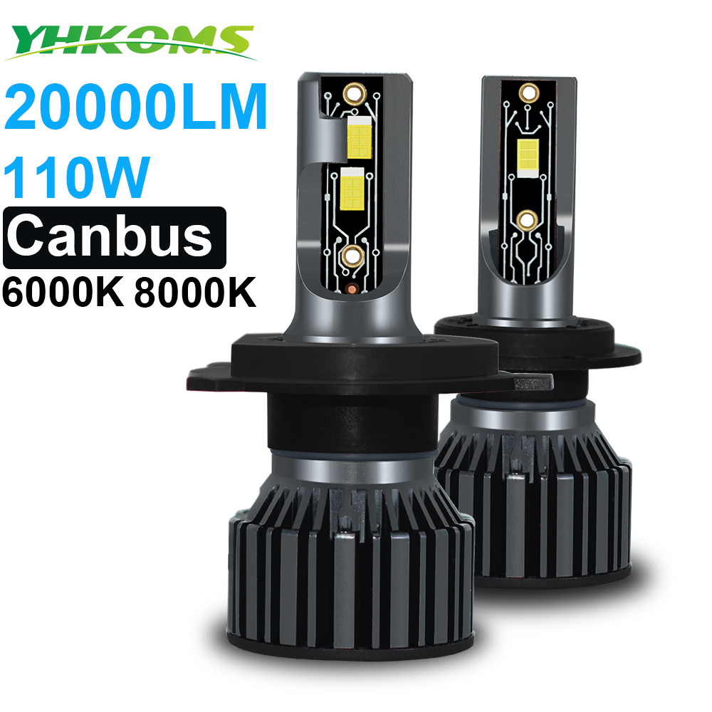 YHKOMS feux de voiture Canbus  - Led Headlight Bulb H7 20000Lm avis et prix