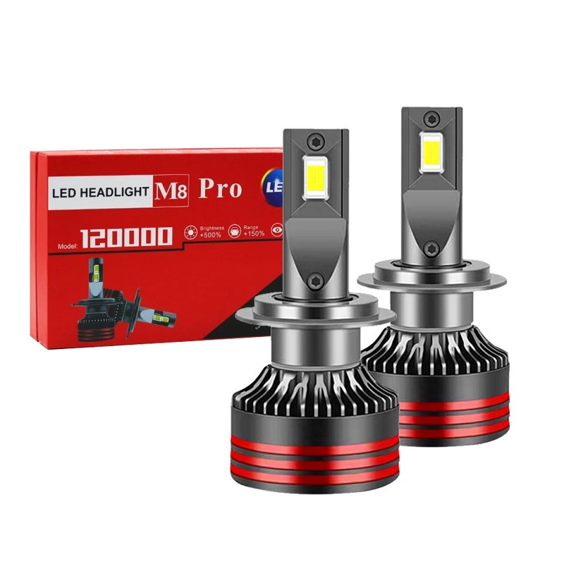 M8 Pro haute luminosité voitur - Led Headlight H4 Hi Lo 120W avis et prix