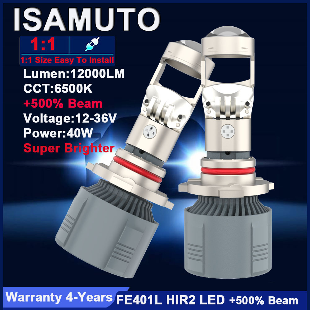 ISAMUTO FE401L HIR2 9012 PX22d - Led Headlight 6500K White 12000Lm avis et prix