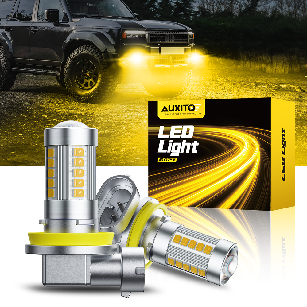 AUXITO 6G27 antibrouillard H8  - Led Fog Light H11 3000K Yellow avis et prix