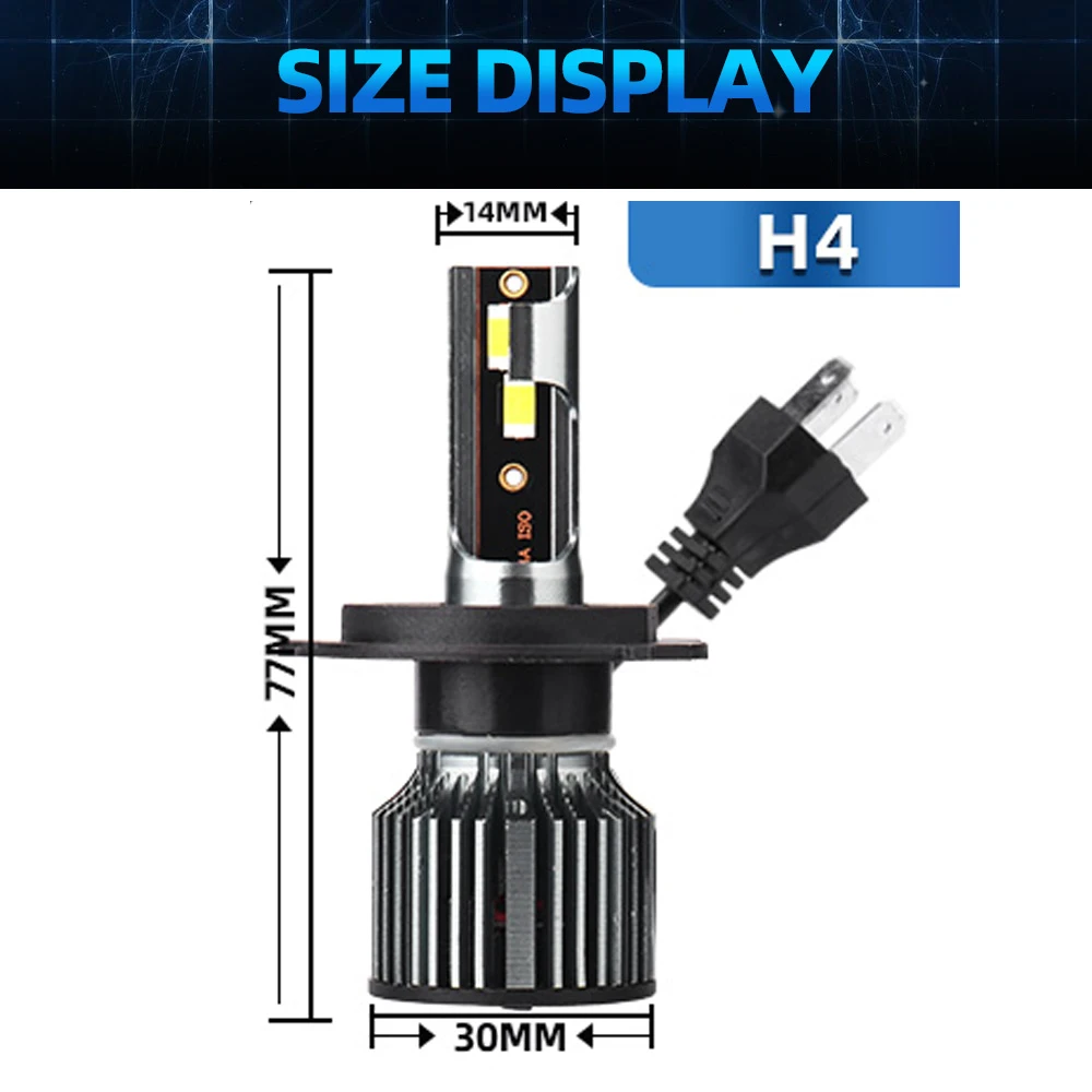 Lampe de sauna LED pour moto,  - Motorcycle Led Headlight Bulb H4 avis et prix