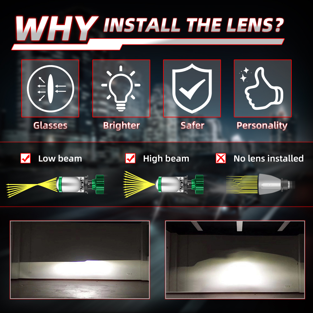 1/2 pièces 120W lampe H4 LED M - Led Headlight H4 Hi Lo 120W avis et prix