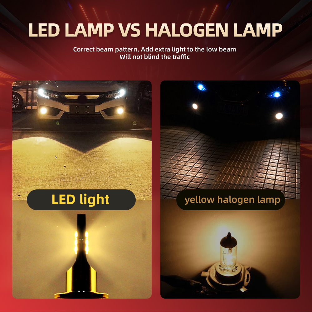Ampoule LED pour phare antibro - Led Fog Light H11 3000K Yellow avis et prix