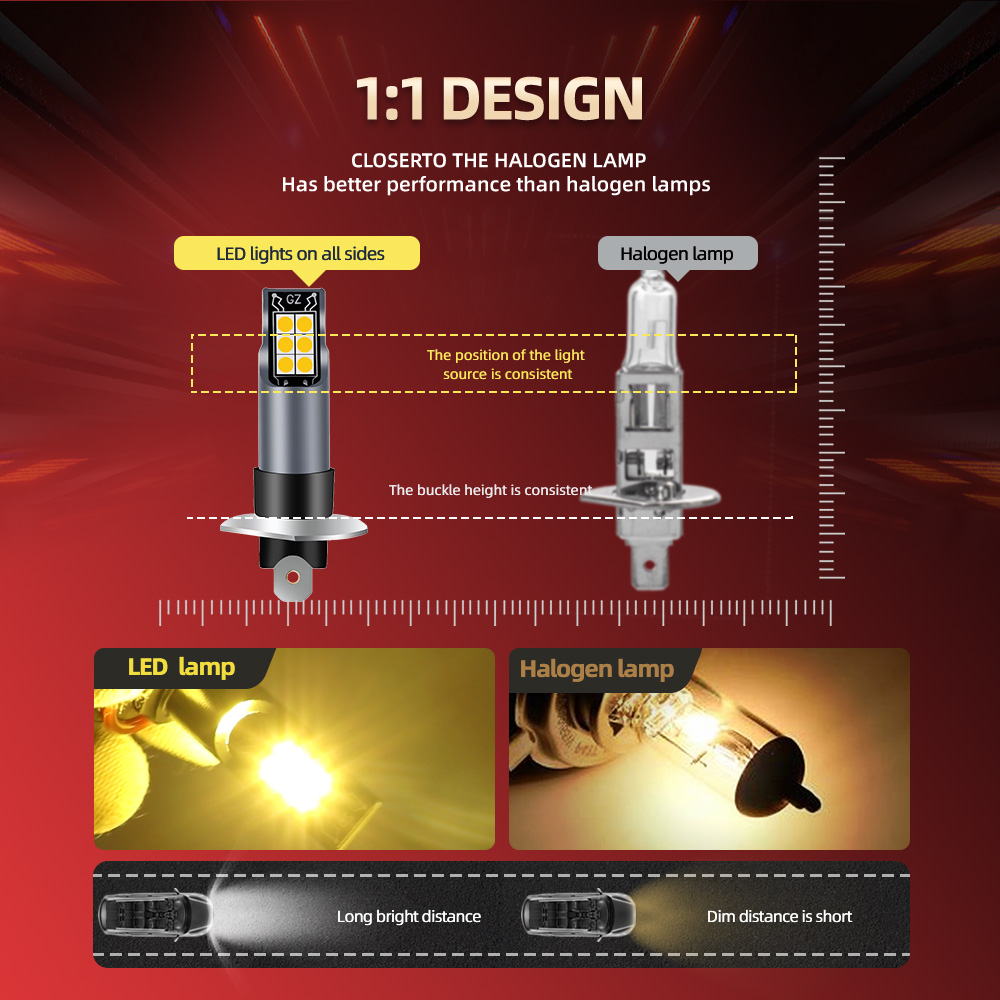 Ampoule LED pour phare antibro - Led Fog Light H11 3000K Yellow avis et prix